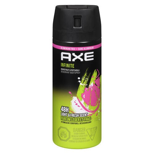 Axe Infinite Deodorant Body Spray Grapefruit & Patchouli 113 g