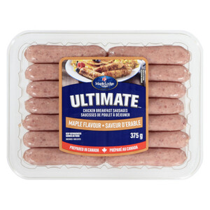 Maple Lodge Farms Frozen Ultimate Sausage Uncooked Chicken Maple