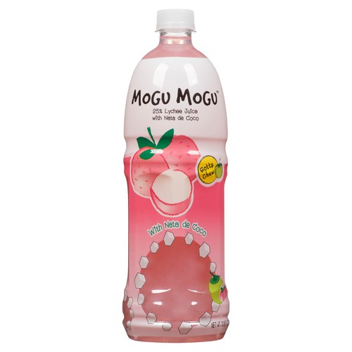 Mogu Mogu Drink Lychee 1 L (bottle)