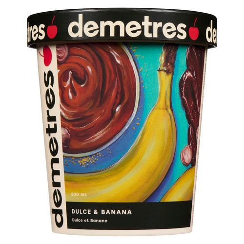 Demetres Ice Cream Dulce & Banana 500 ml