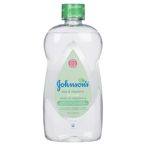 Johnson & Johnson Aloe Vera & Vitamin E Baby Oil 591 ml