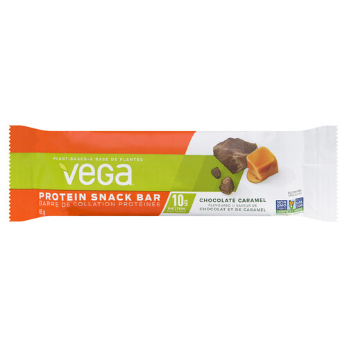 Vega Gluten-Free Plant Based Protein Snack Bar Chocolate Caramel 45 g