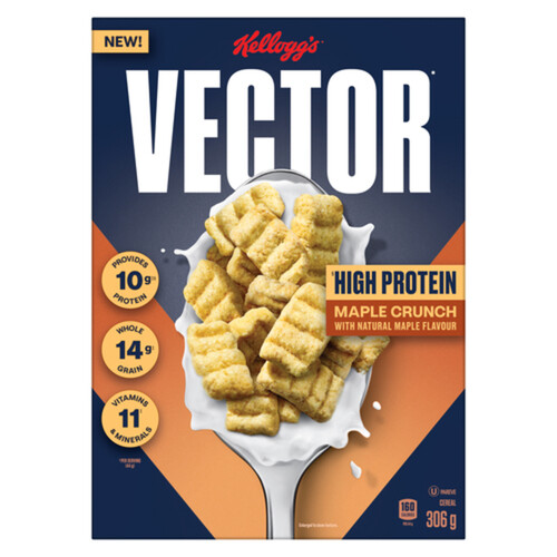 Kellogg's Vector Cereal Maple Crunch 306 g