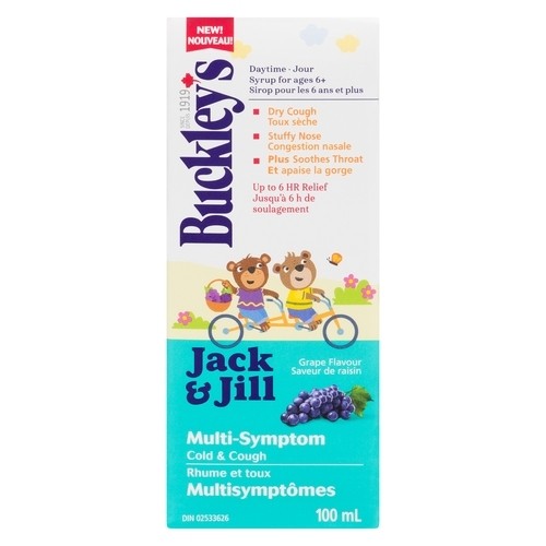 Buckley's Jack & Jill Cold And Cough Syrup Multi-Symptom 100 ml