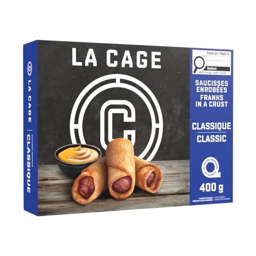 La Cage Frozen Franks In Crispy Crust 400 g