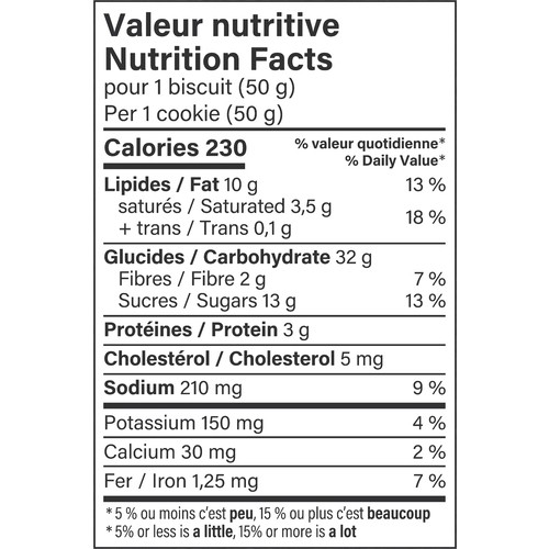 Sara Lee Rondeau Cookies Chocolate Chunks 300 g