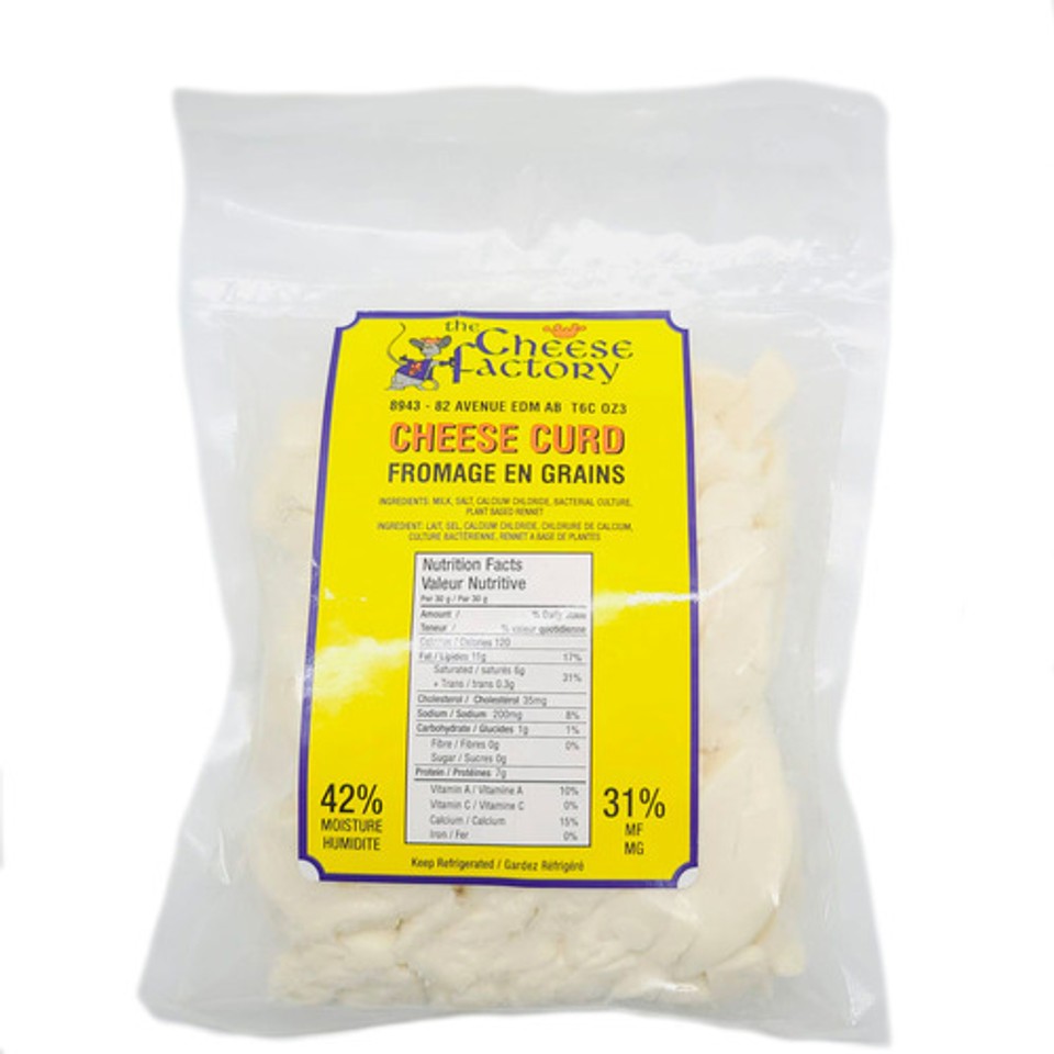 The Cheese Factory Cheese Curds 420 g Voilà Online Groceries & Offers