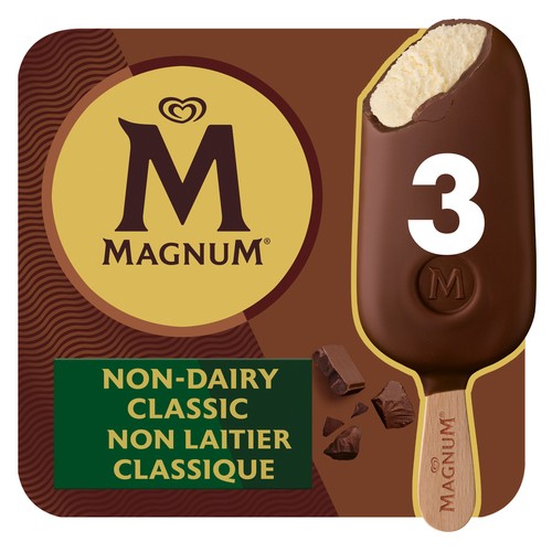 Magnum Dairy-Free Frozen Dessert Bars Classic 3 x 90 ml