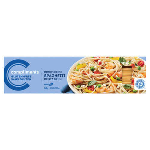 Compliments Gluten-Free Pasta Brown Rice Spaghetti 340 g