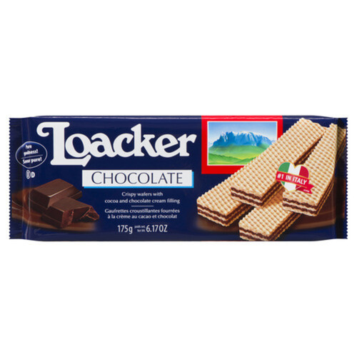 Loacker Wafers Chocolate 175 g