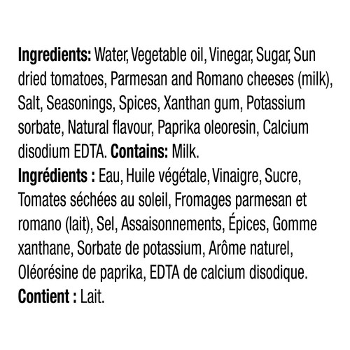 Kraft Calorie Wise Dressing Sundried Tomato 425 ml