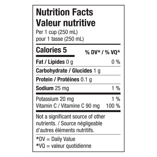 Tropicana Zero Sugar Juice Passionfruit Lemonade 1.36 L (bottle)