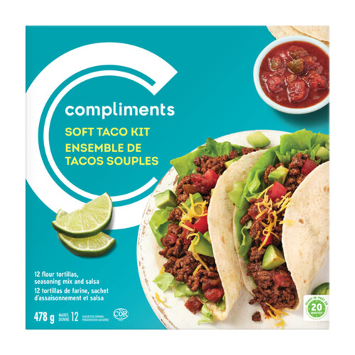 Compliments Soft Taco Kit 478 g
