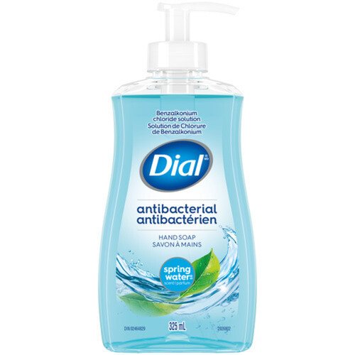 Dial Antibacterial Liquid Hand Soap Spring Water TM/MC 325 ml