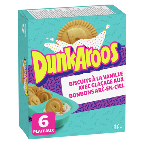 DunkAroos Vanilla Cookies & Rainbow Sprinkles Frosting 168 g