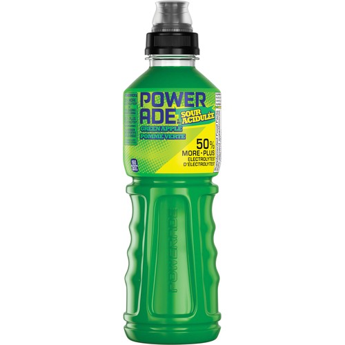 Powerade Sports Drink Green Apple Sour 710 ml (bottle)