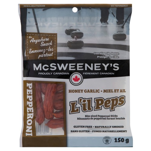 McSweeney's Gluten-Free Pepperoni L'il Peps Honey Garlic 150 g