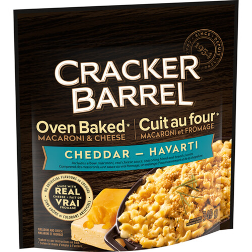 Cracker Barrel Oven Baked Mac & Cheese Cheddar Havarti 349 g