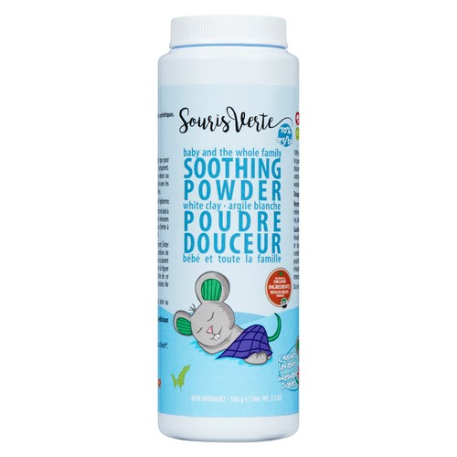 Souris Verte Organic Soothing Powder 100 g