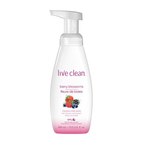 Live Clean Foaming Hand Soap Berry Blossoms 400 ml