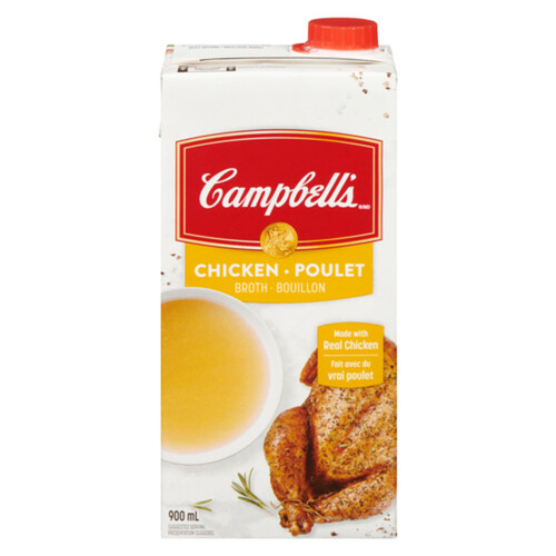 Campbell's Chicken Broth Ready To Serve 900 ml
