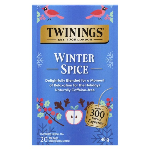 Twinings Flavoured Herbal Tea Winter Spice 20 Tea Bags