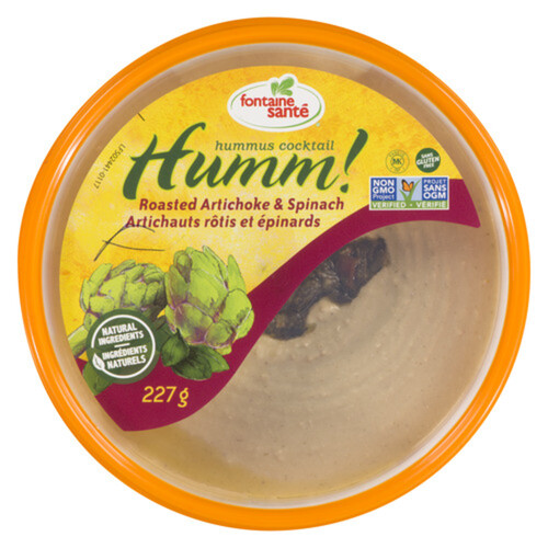 Humm! Hummus Cocktail Roasted Artichoke & Spinach 227 g