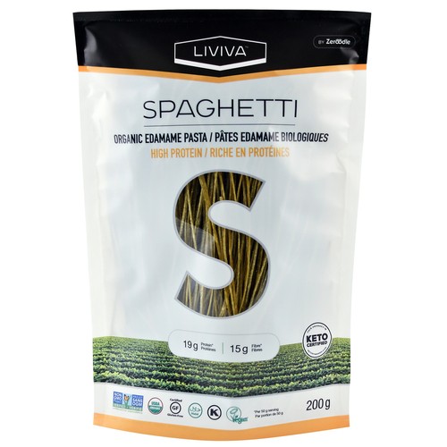 Liviva Organic Spaghetti Pasta Edamame 200 g