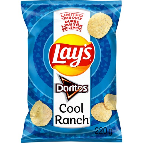 Lay's Potato Chips Cool Ranch Flavoured 220 g