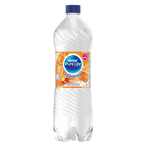 Nestlé Pure Life Sparkling Water Orange 1 L (bottle) - Voilà