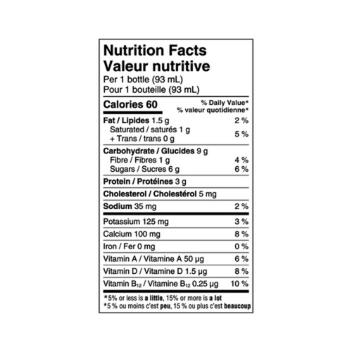 Activia Drinkable Probiotic Strawberry Banana  8 x 93 ml