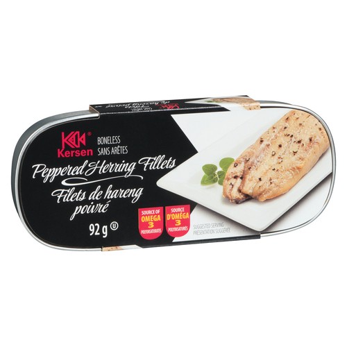 Kersen Herring Fillets Peppered Boneless 92 g