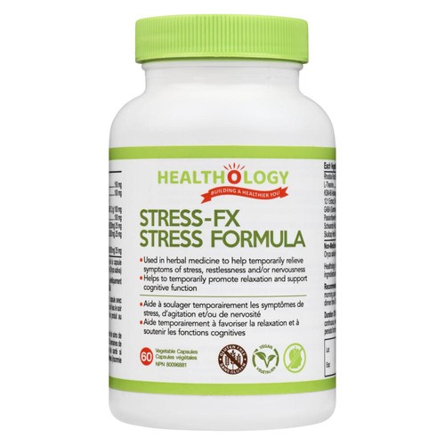 Healthology Stress FX Stress Formula Supplement 60 EA