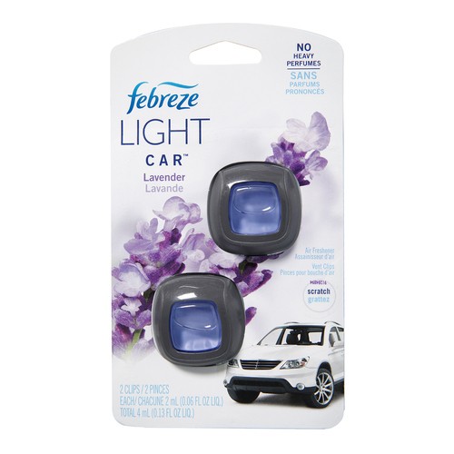 Febreze Air Freshener Car Clip Lavender 2 Pack 4 ml