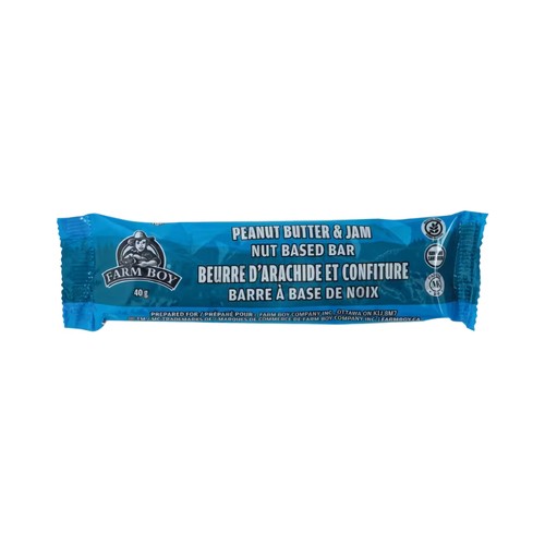 Farm Boy Nut Bar Peanut Butter & Jam 40 g