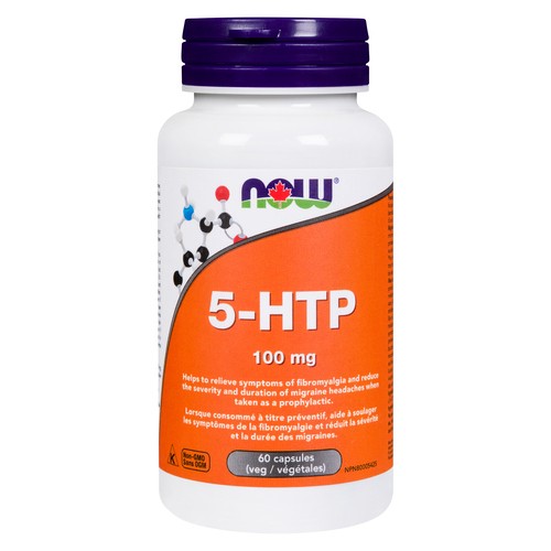 Now 5-HTP 100 mg Capsules 60 Count