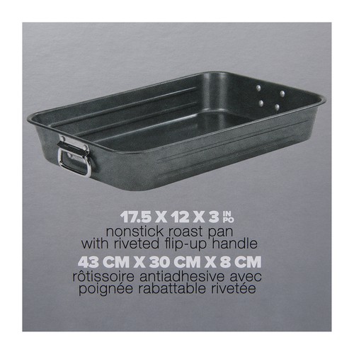 Good Cook Non-Stick Roaster 17.5 x 12 Inch 1 Pack