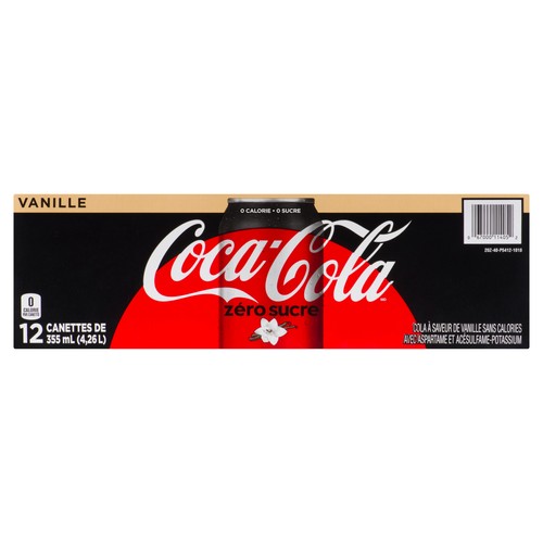 Coca-Cola Zero Vanilla 12 x 355 mL