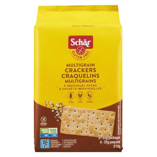 Schar Gluten Free Crackers Multigrain 210 g