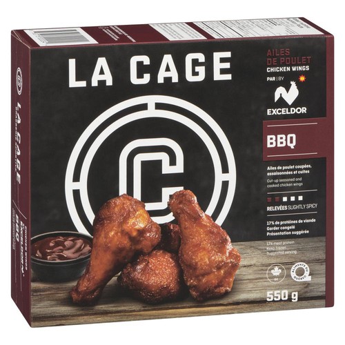 La Cage Frozen Chicken Wings BBQ 550 g