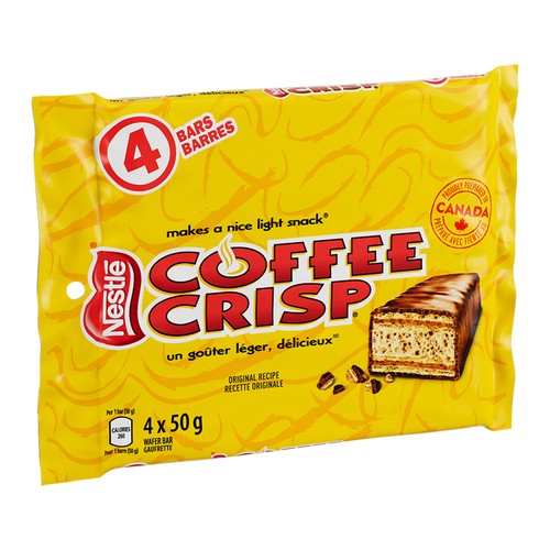 Nestlé Coffee Crisp Chocolate Bars 4 Pack 200 g