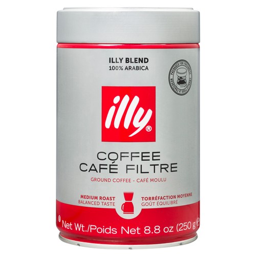 Illy Ground Coffee Medium Roast 250 g