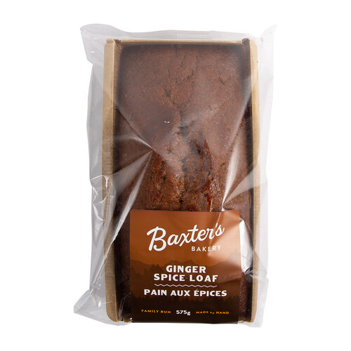 Baxter's Bakery Ginger Spice Loaf 575 g (frozen)