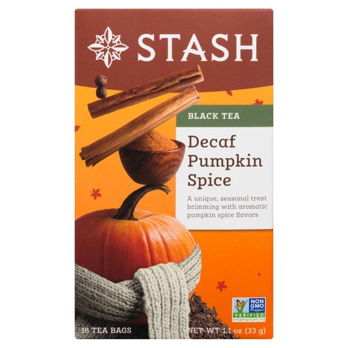 Stash Black Tea Decaffeinated Pumpkin Spice 18 Bags 33 g