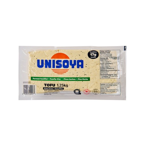 Unisoya Tofu Extra Firm Fine Herbs 1.25 kg