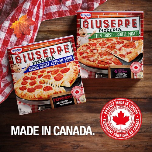 Dr. Oetker Giuseppe Frozen Rising Crust Pizza Deluxe 785 g