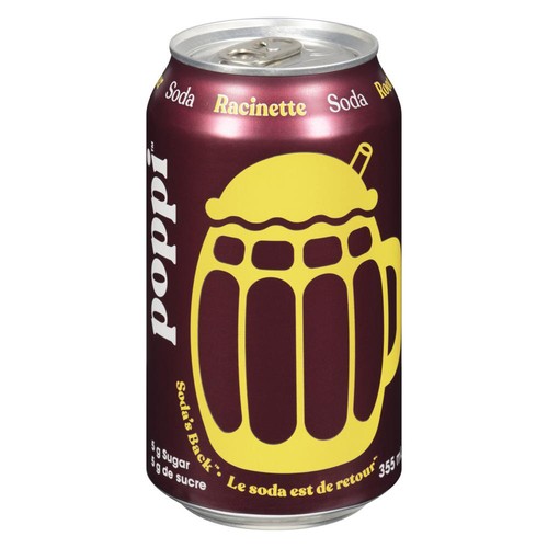 Poppi Soda Root Beer 355 ml (can)