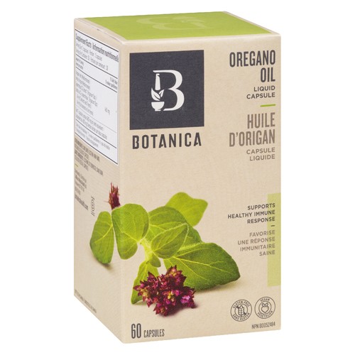 Botanica Oregano Oil Liquid Capsule 60 Count