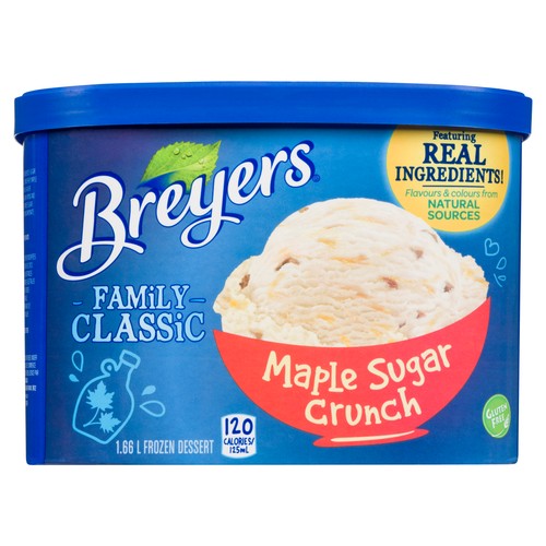 Breyers Gluten-Free Frozen Dessert Maple Sugar Crunch 1.66 L