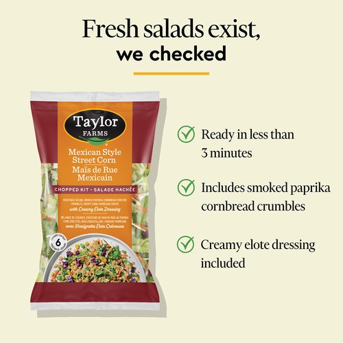 Taylor Farms Chopped Salad Kit Mexican Street Corn 329 g